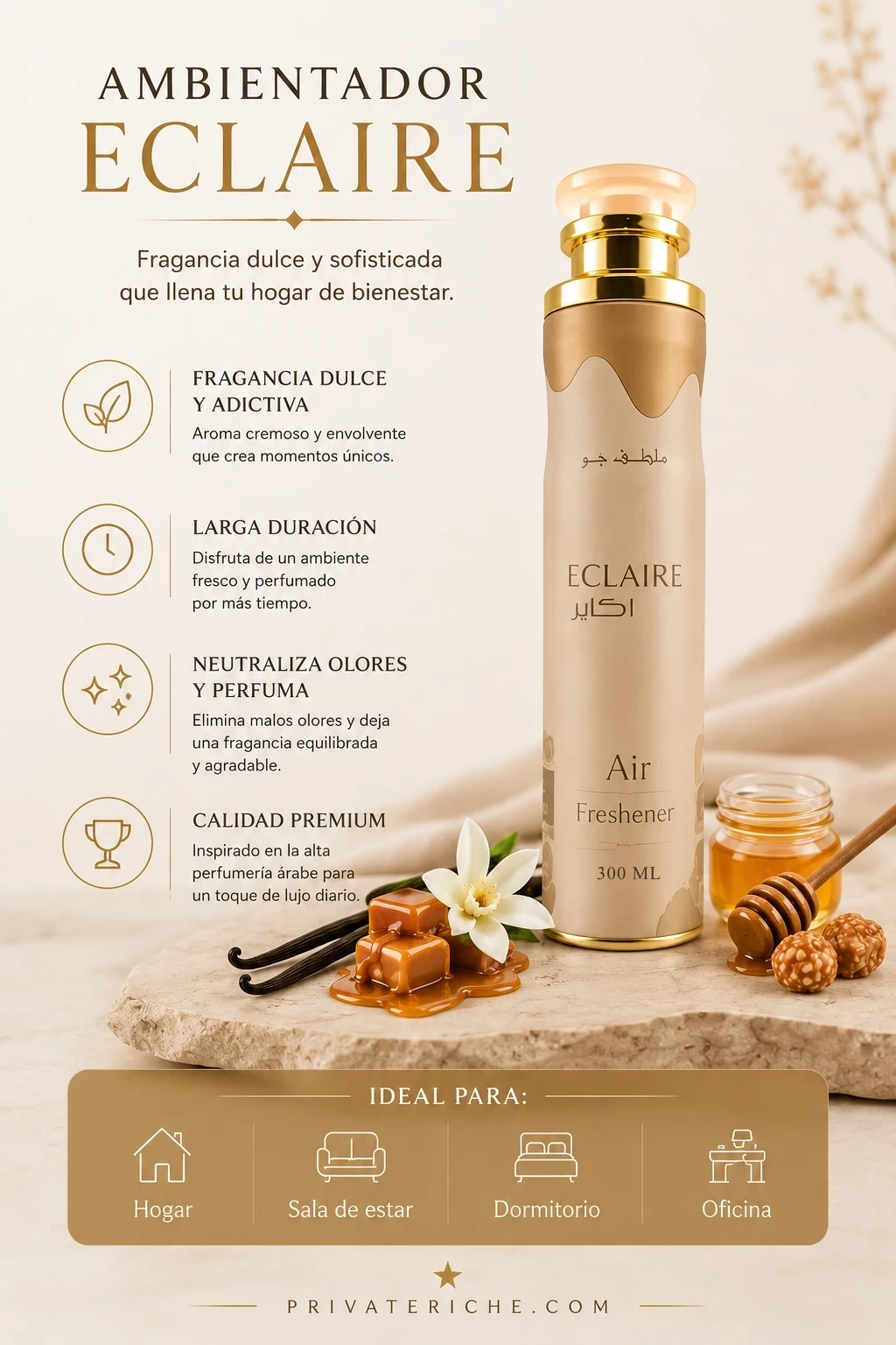 Lattafa Eclaire · Ambientador Árabe